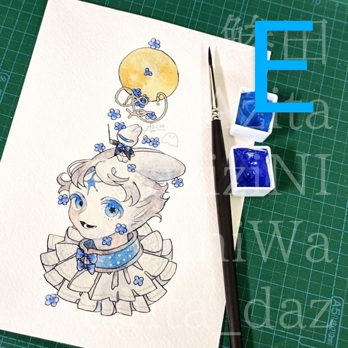 ハガキ原画∶A〜F