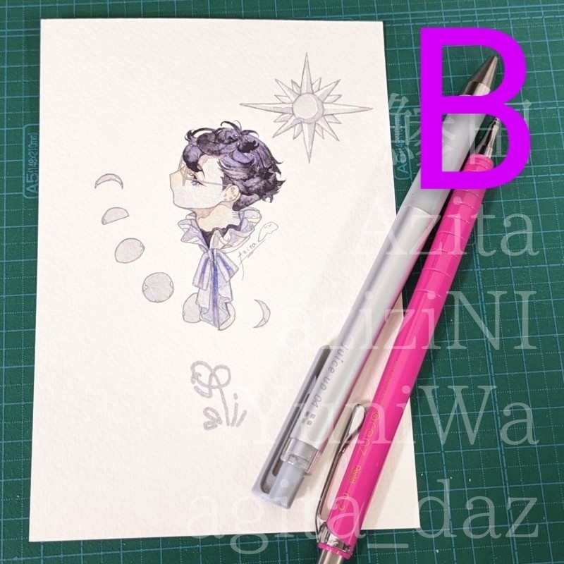 ハガキ原画∶A〜F