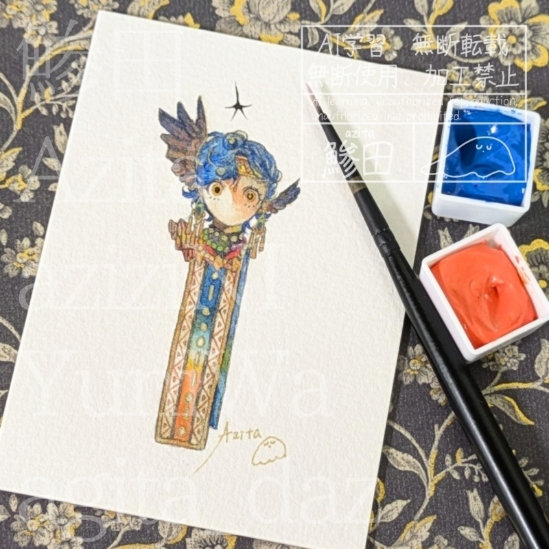 【額装原画】マーヴェにて【着払い】