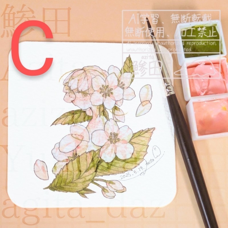 ドローイング原画∶A〜E