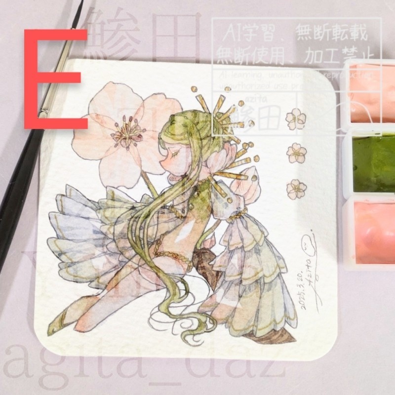 ドローイング原画∶A〜E