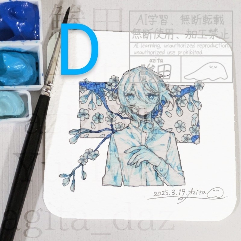 ドローイング原画∶A〜E