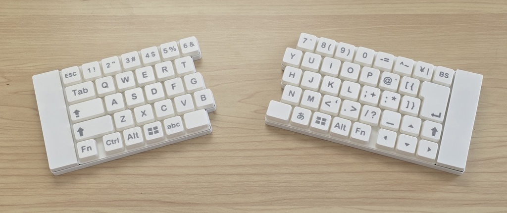 完全無線JIS配列左右分割60%キーボード: Tws-lp-jis60