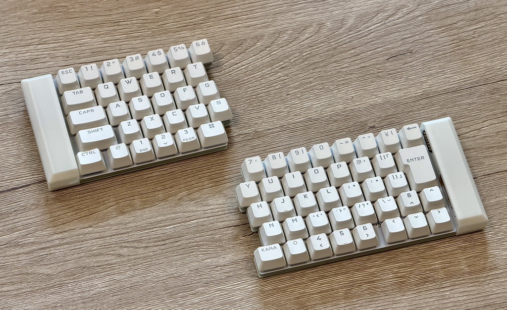完全無線JIS配列左右分割60%キーボード: Tws-lp-jis60