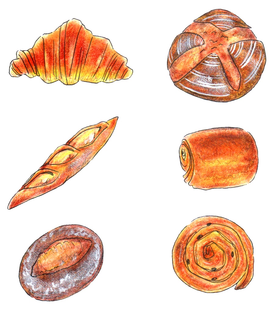 ブレッドTシャツ(白)