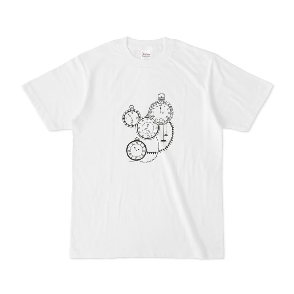 Tシャツ・時計(白)