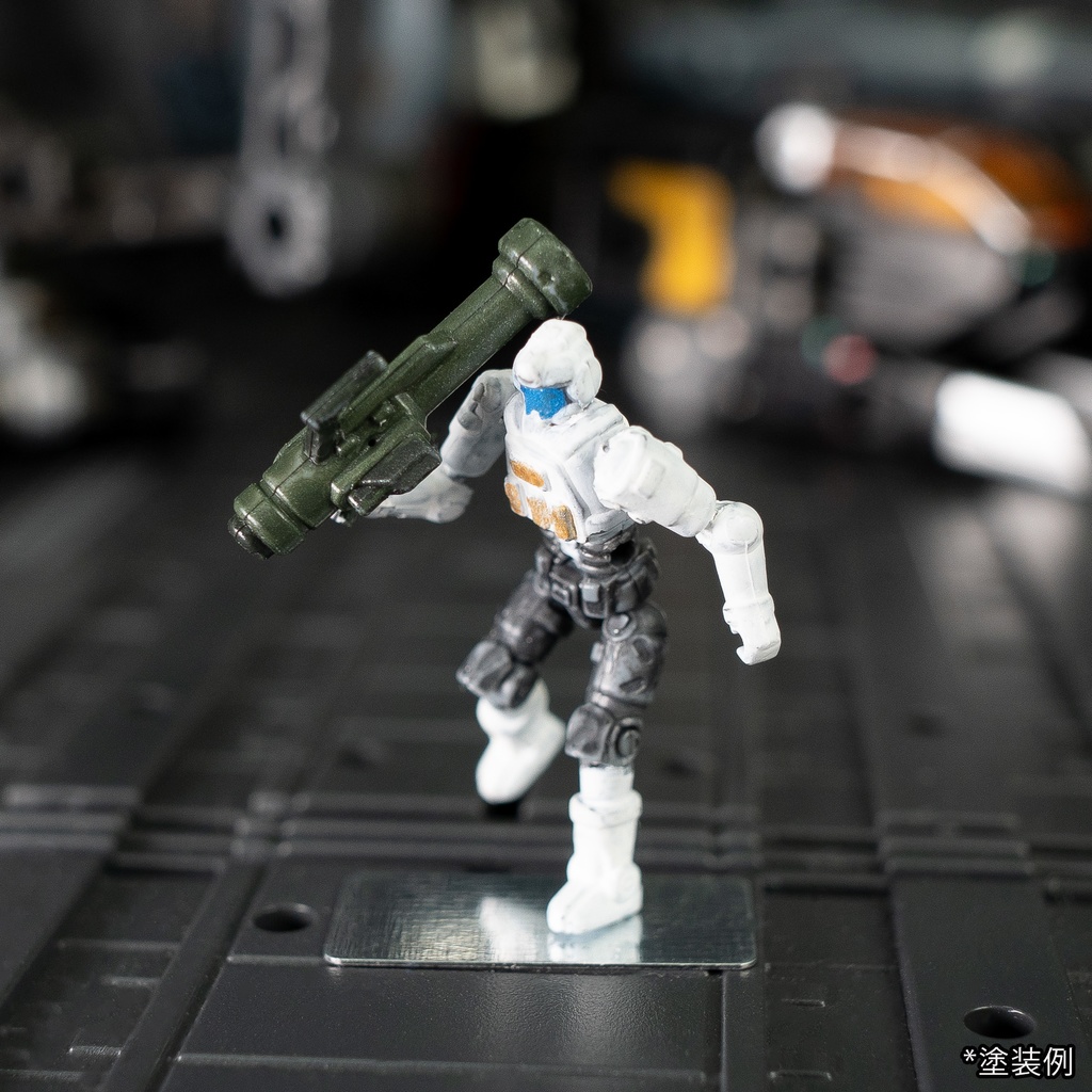 「スリーミン」 1/60 組み立て式単色可動アクション歩兵&整備員 セット