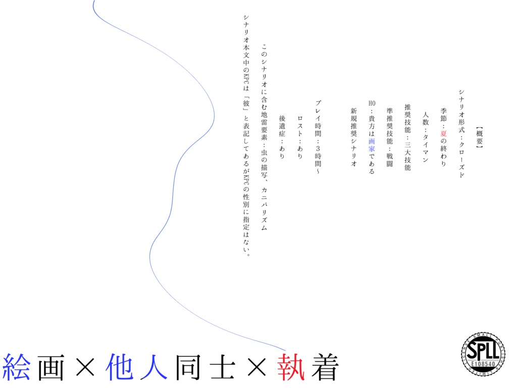 COCシナリオ「溽暑、杪夏にて。」SPLL:E108540