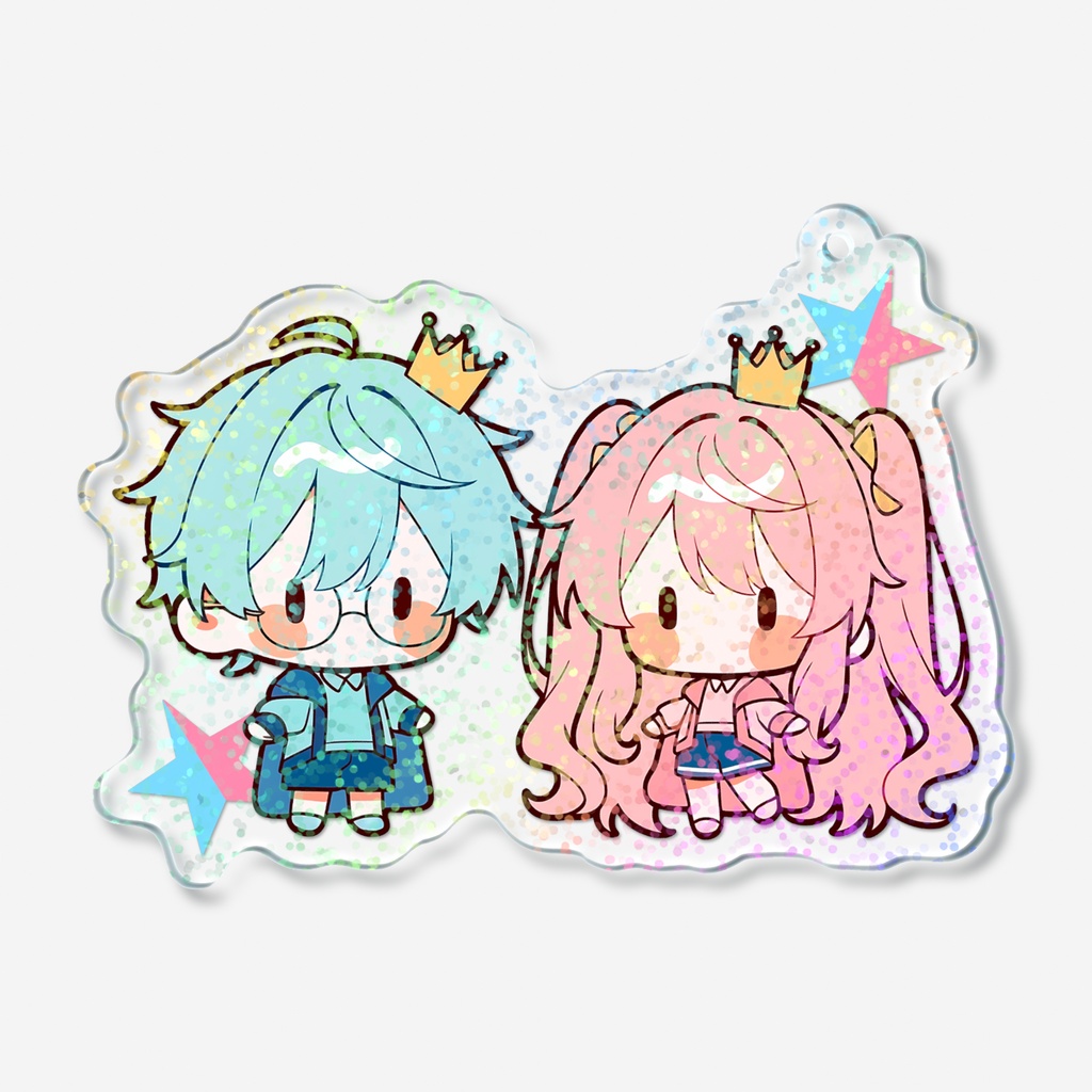 【ピカル＆キララ】ホログラムアクリルキーホルダー