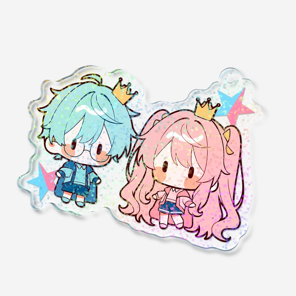 【ピカル&キララ】ホログラムアクリルキーホルダー