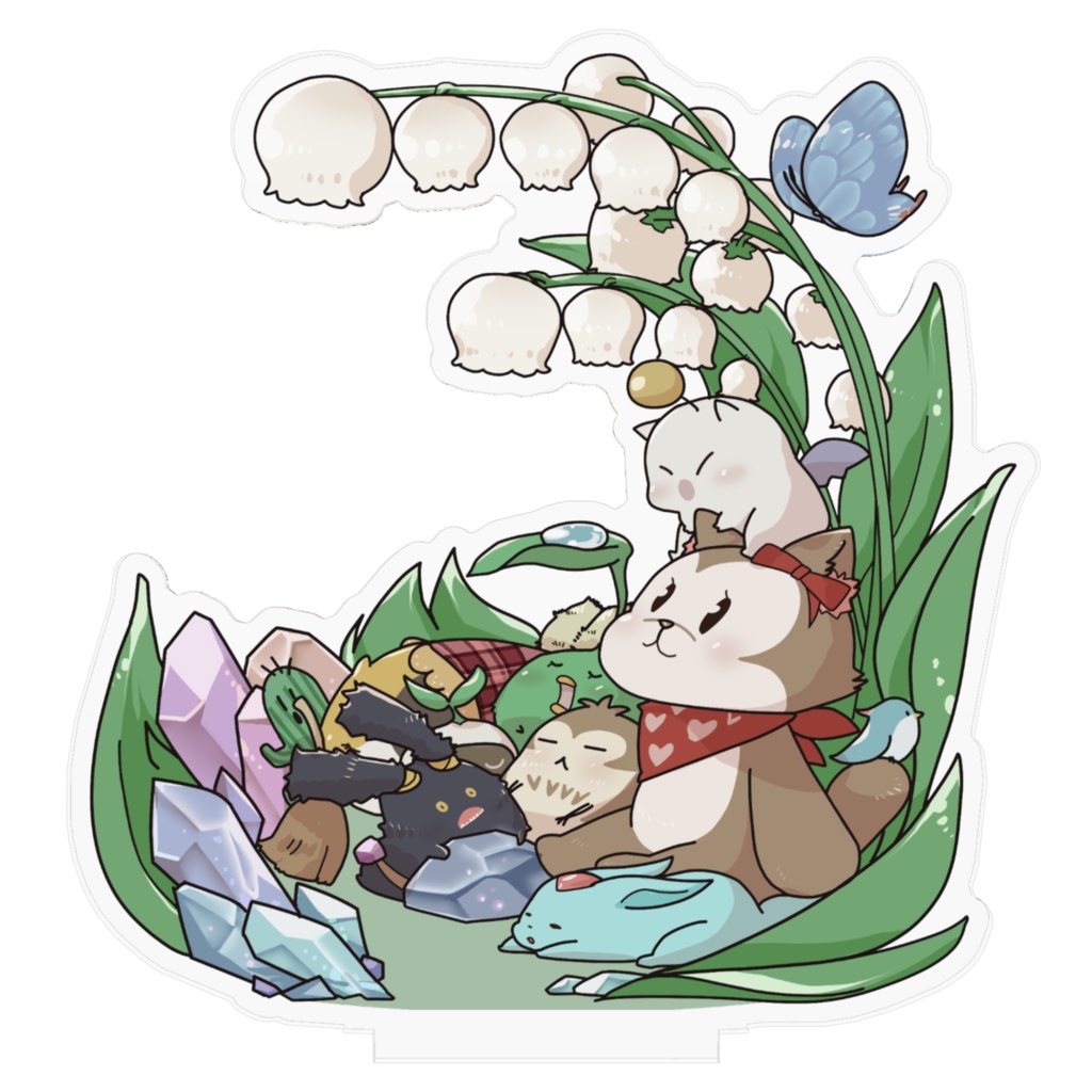 やまきんと仲間たちアクリルフィギュア