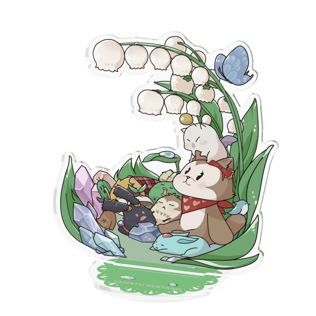 やまきんと仲間たちアクリルフィギュア