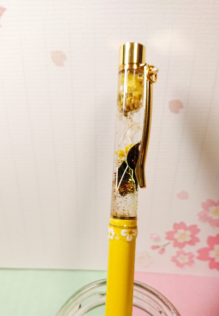 三日月・小狐丸ハーバリウムボールペン【刀剣乱舞】