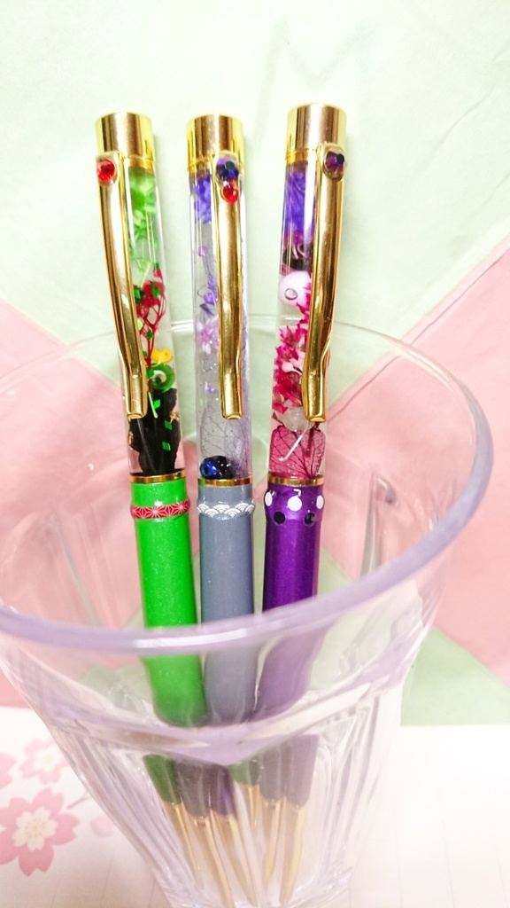 天下三名槍ハーバリウムボールペン【刀剣乱舞】