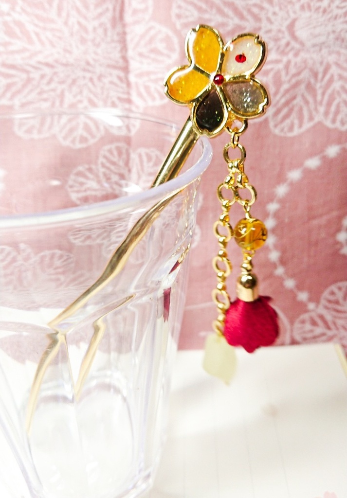 三日月・小狐丸・一期・鶯丸 簪【刀剣乱舞】