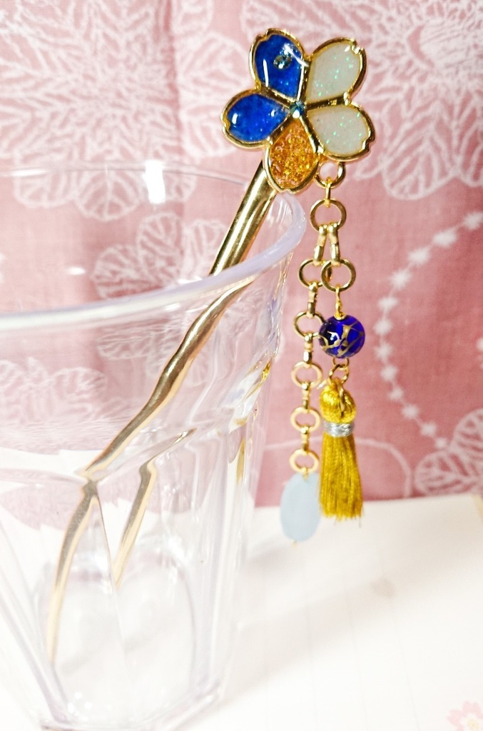 三日月・小狐丸・一期・鶯丸 簪【刀剣乱舞】