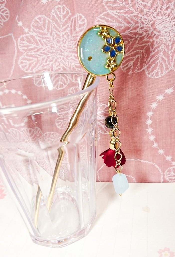 三日月・小狐丸・一期・鶯丸 簪【刀剣乱舞】