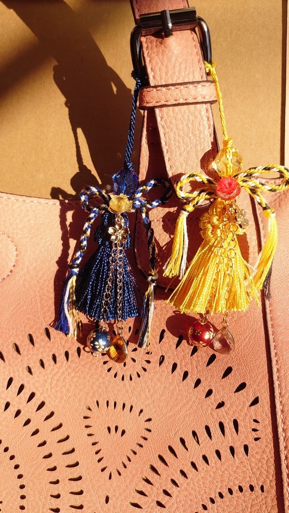 【三条】三日月・小狐丸イメージタッセル【刀剣乱舞】