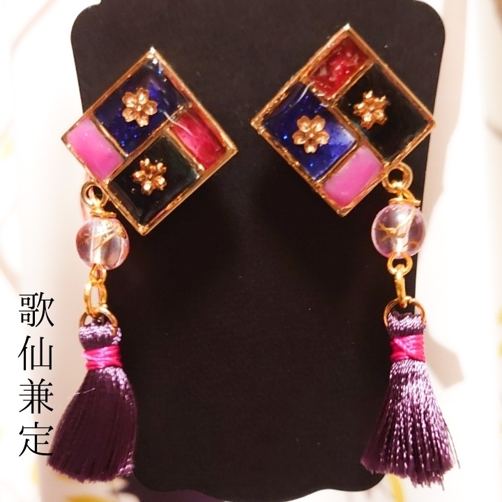 【刀剣乱舞】イヤリング【薬研、宗三、歌仙、一期】