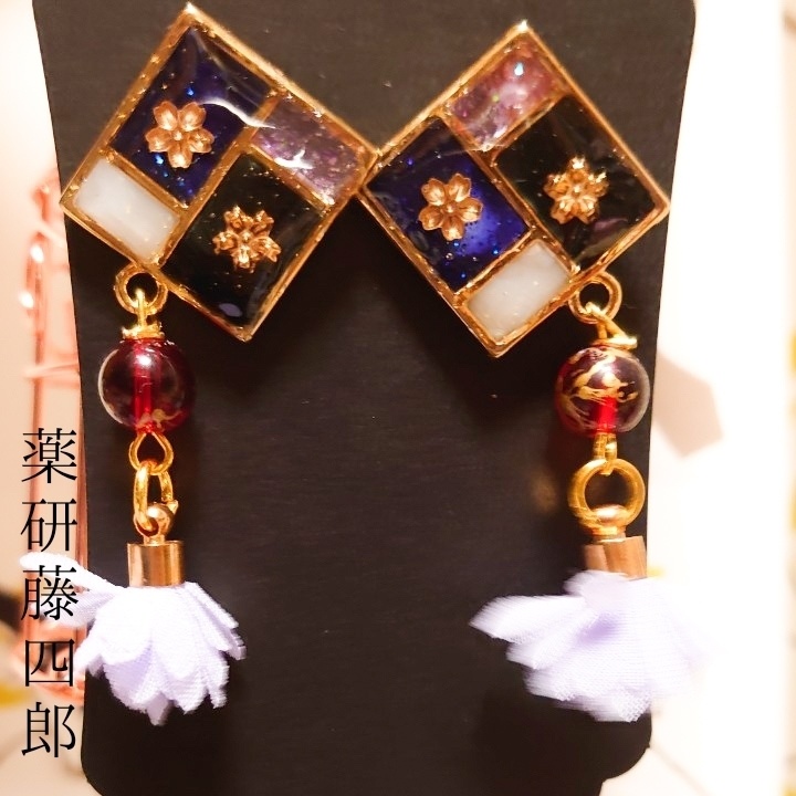 【刀剣乱舞】イヤリング【薬研、宗三、歌仙、一期】