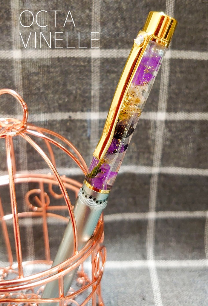 【ツイステッドワンダーランド】ハーバリウムボールペン【寮イメージ】