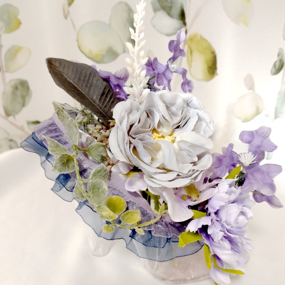 【オクタヴィネル寮イメージ】ヒールの靴&フラワーインテリア【ツイステッドワンダーランド】