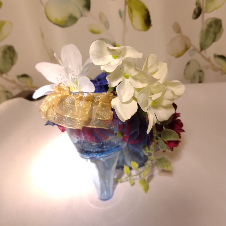 【ポムフィオーレ寮イメージ】ヒールの靴&フラワーインテリア【ツイステッドワンダーランド】