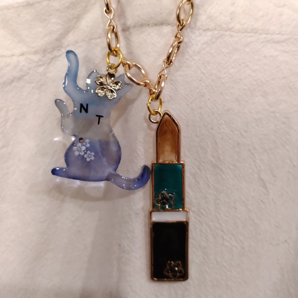 【六年生】忍たまイメージ/イニシャル猫&リップバックチャーム