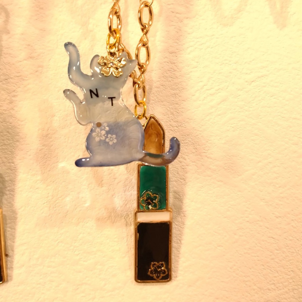 【六年生】忍たまイメージ/イニシャル猫&リップバックチャーム