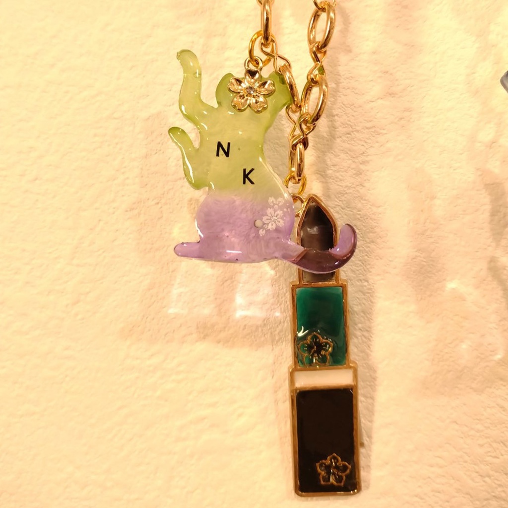 【六年生】忍たまイメージ/イニシャル猫&リップバックチャーム