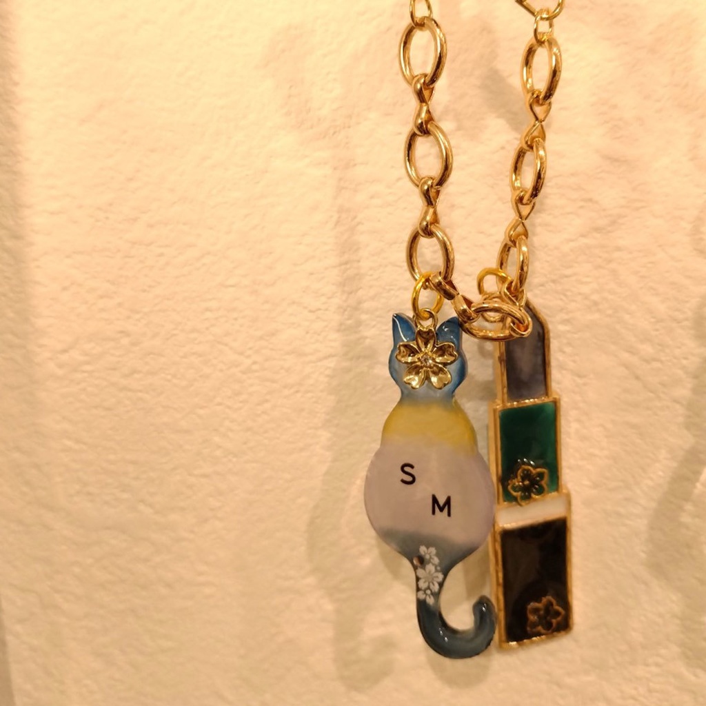 【六年生】忍たまイメージ/イニシャル猫&リップバックチャーム