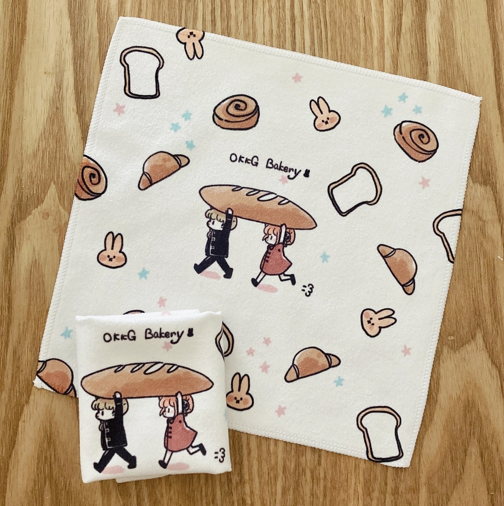 おっかぐパン屋🍞ハンカチ