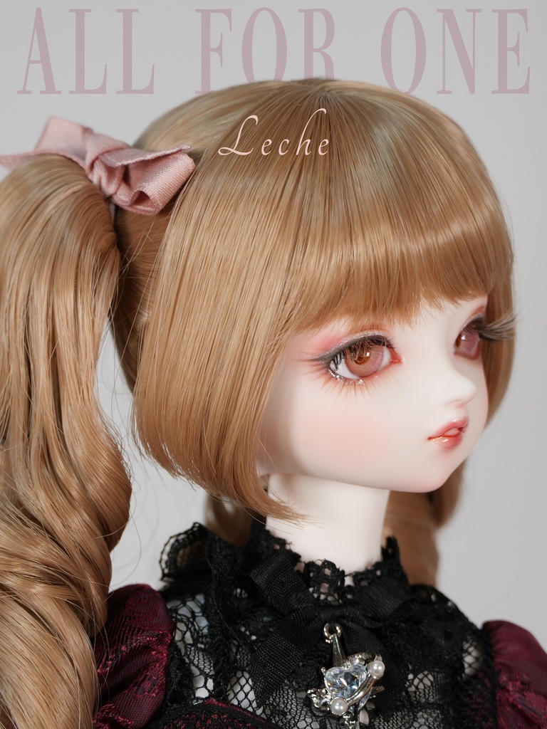【ワンオフ】ALL FOR ONEオリジナルドール 1/4サイズ レチェ メイク済みヘッド+アイ+ウィッグ+ボディ+衣装 フルセット