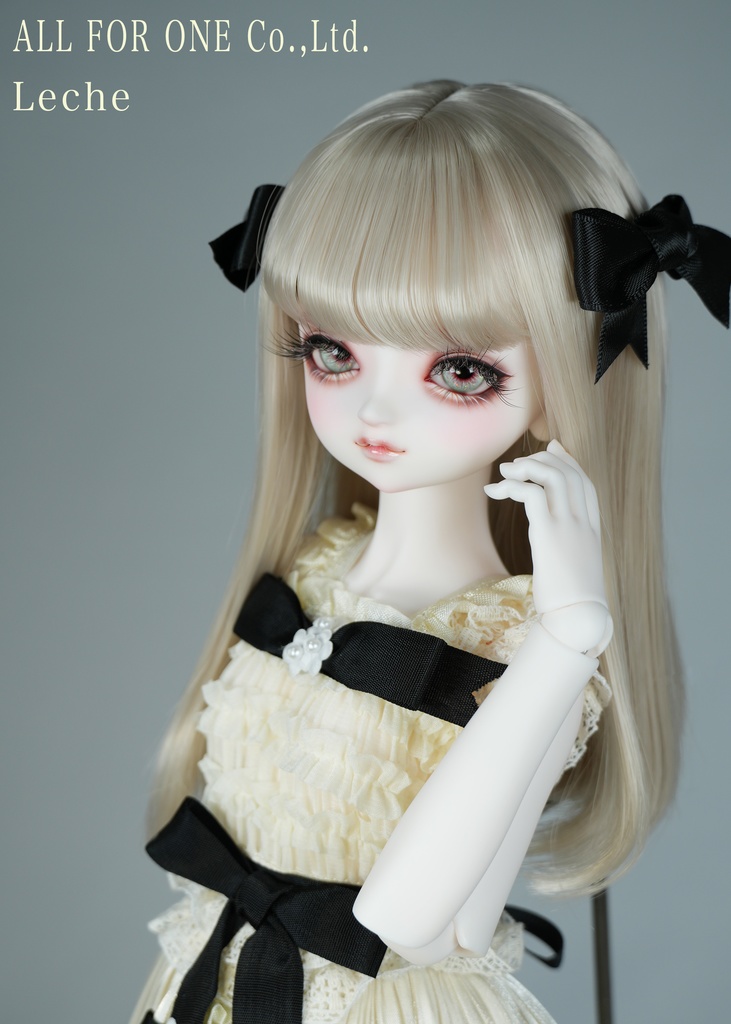 【ワンオフ】ALL FOR ONEオリジナルドール 1/4サイズ レチェ メイク済みヘッド+アイ+ウィッグ+ボディ+衣装 フルセット