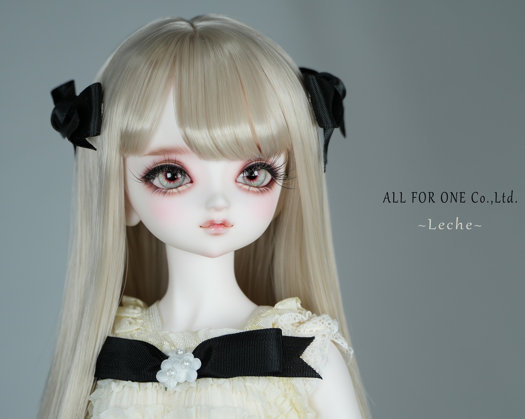 【ワンオフ】ALL FOR ONEオリジナルドール 1/4サイズ レチェ メイク済みヘッド+アイ+ウィッグ+ボディ+衣装 フルセット