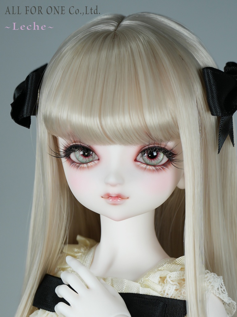 【ワンオフ】ALL FOR ONEオリジナルドール 1/4サイズ レチェ メイク済みヘッド+アイ+ウィッグ+ボディ+衣装 フルセット