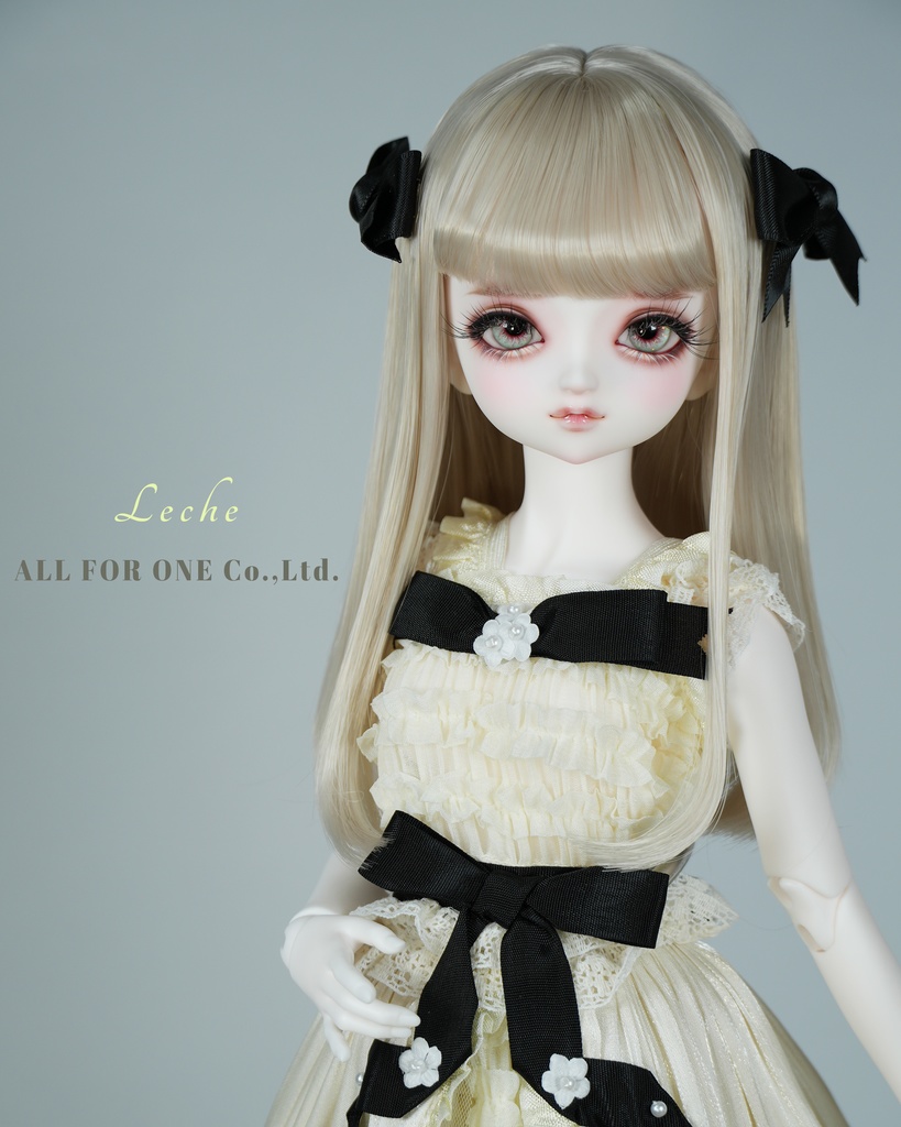 【ワンオフ】ALL FOR ONEオリジナルドール 1/4サイズ レチェ メイク済みヘッド+アイ+ウィッグ+ボディ+衣装 フルセット