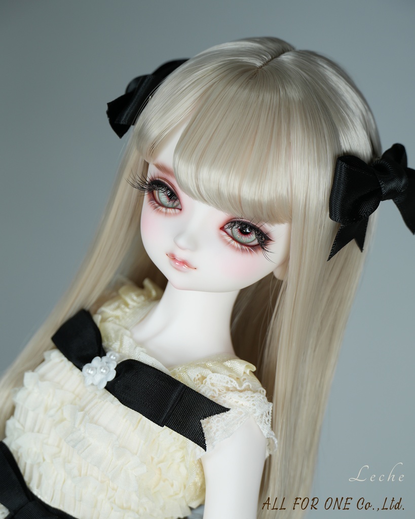 【ワンオフ】ALL FOR ONEオリジナルドール 1/4サイズ レチェ メイク済みヘッド+アイ+ウィッグ+ボディ+衣装 フルセット