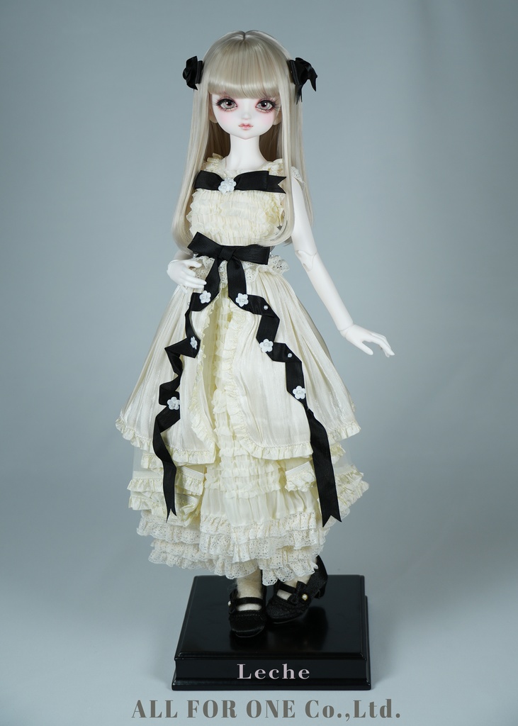 【ワンオフ】ALL FOR ONEオリジナルドール 1/4サイズ レチェ メイク済みヘッド+アイ+ウィッグ+ボディ+衣装 フルセット