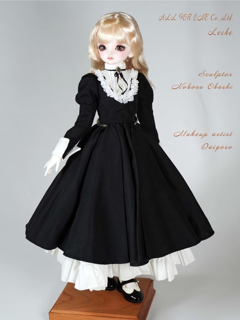 【ワンオフ】ALL FOR ONEオリジナルドール 1/4サイズ レチェ メイク済みヘッド+アイ+ウィッグ+ボディ+衣装 フルセット【逆オークション】