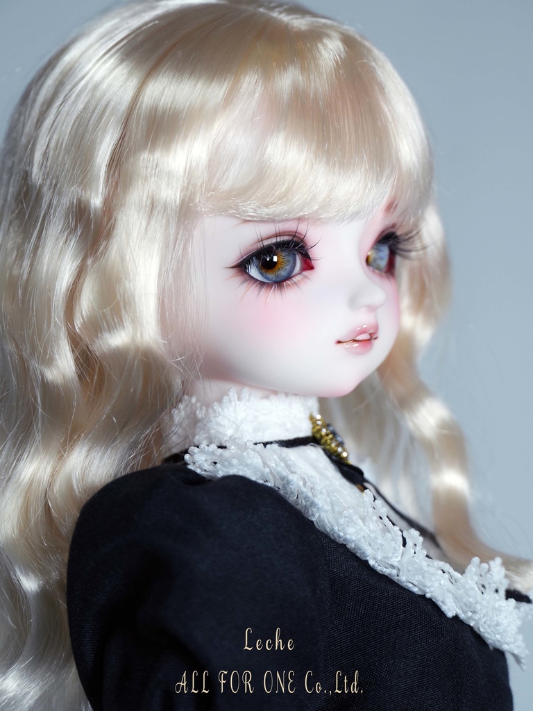 【ワンオフ】ALL FOR ONEオリジナルドール 1/4サイズ レチェ メイク済みヘッド+アイ+ウィッグ+ボディ+衣装 フルセット【逆オークション】
