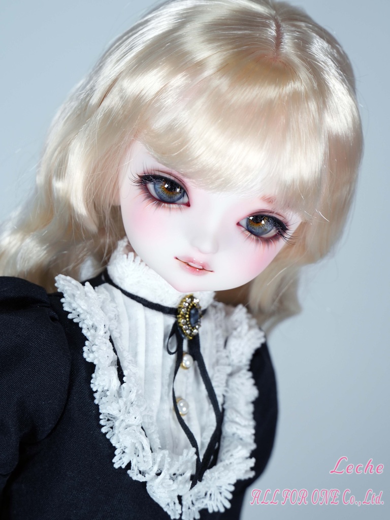 【ワンオフ】ALL FOR ONEオリジナルドール 1/4サイズ レチェ メイク済みヘッド+アイ+ウィッグ+ボディ+衣装 フルセット【逆オークション】