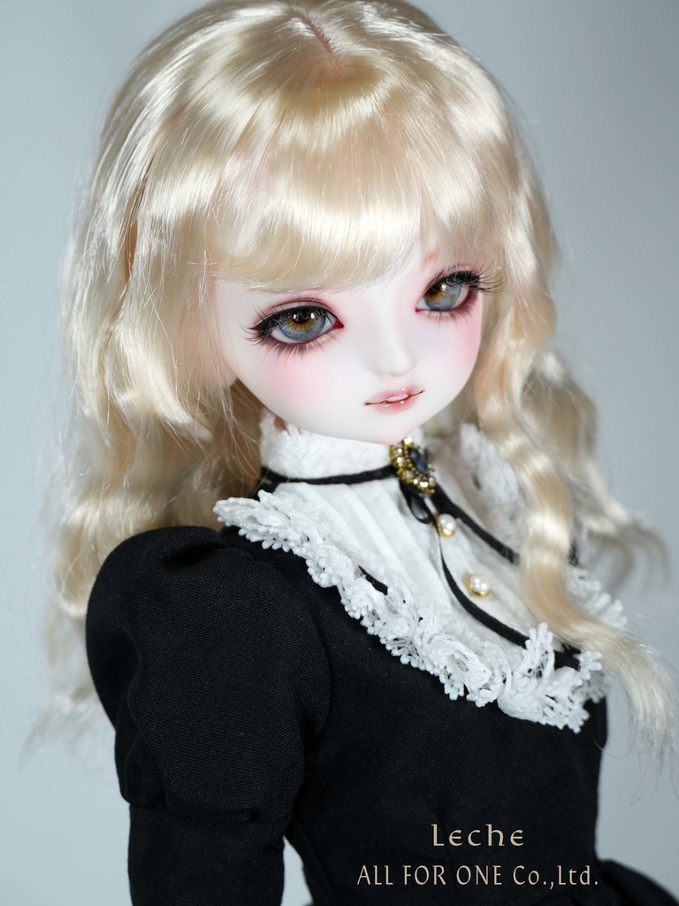 【ワンオフ】ALL FOR ONEオリジナルドール 1/4サイズ レチェ メイク済みヘッド+アイ+ウィッグ+ボディ+衣装 フルセット【逆オークション】