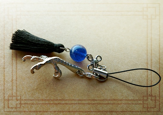 【十二国記概念アクセサリー】白雉の足イメージストラップ