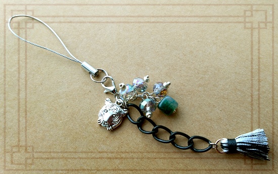 【十二国記概念アクセサリー】騶虞イメージブレスレット&ストラップセット(2way)