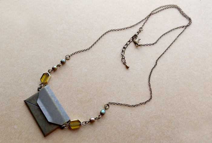 レターロケットチャームのネックレス(大)