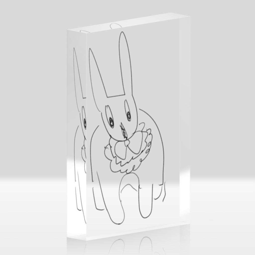 うさゴリラアクリルブロック