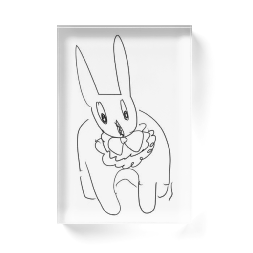 うさゴリラアクリルブロック