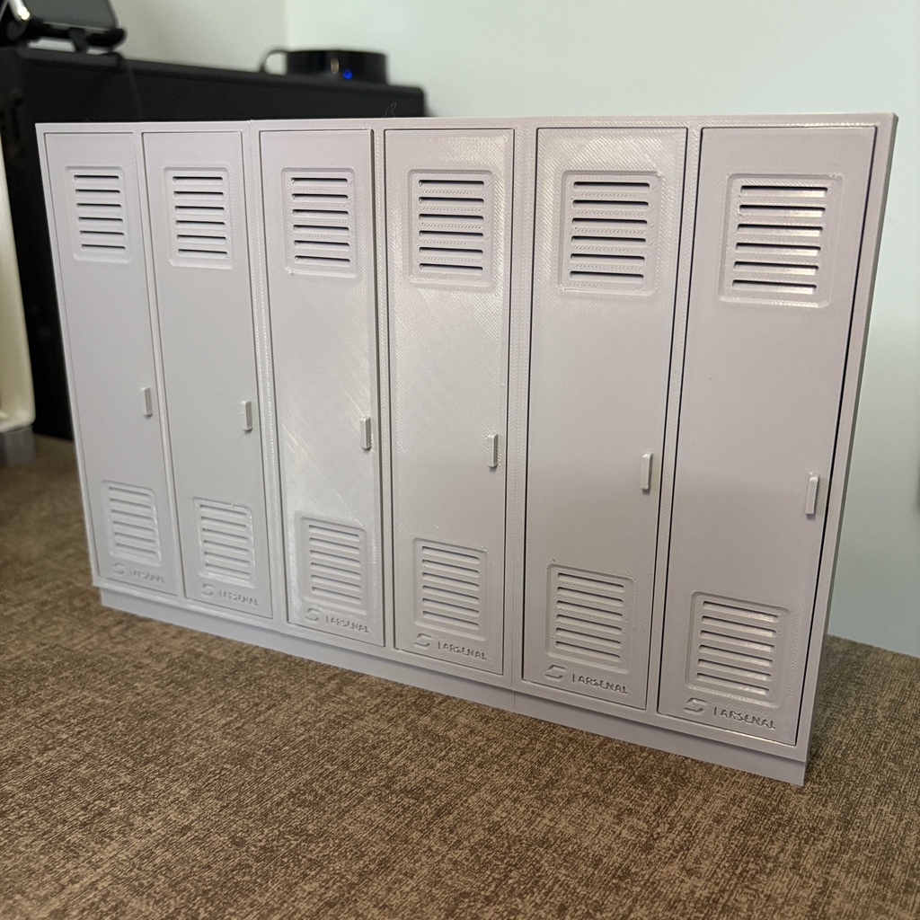 1/12　学校ロッカー　ミニチュア　収納棚　メガミデバイス　figma　情景用