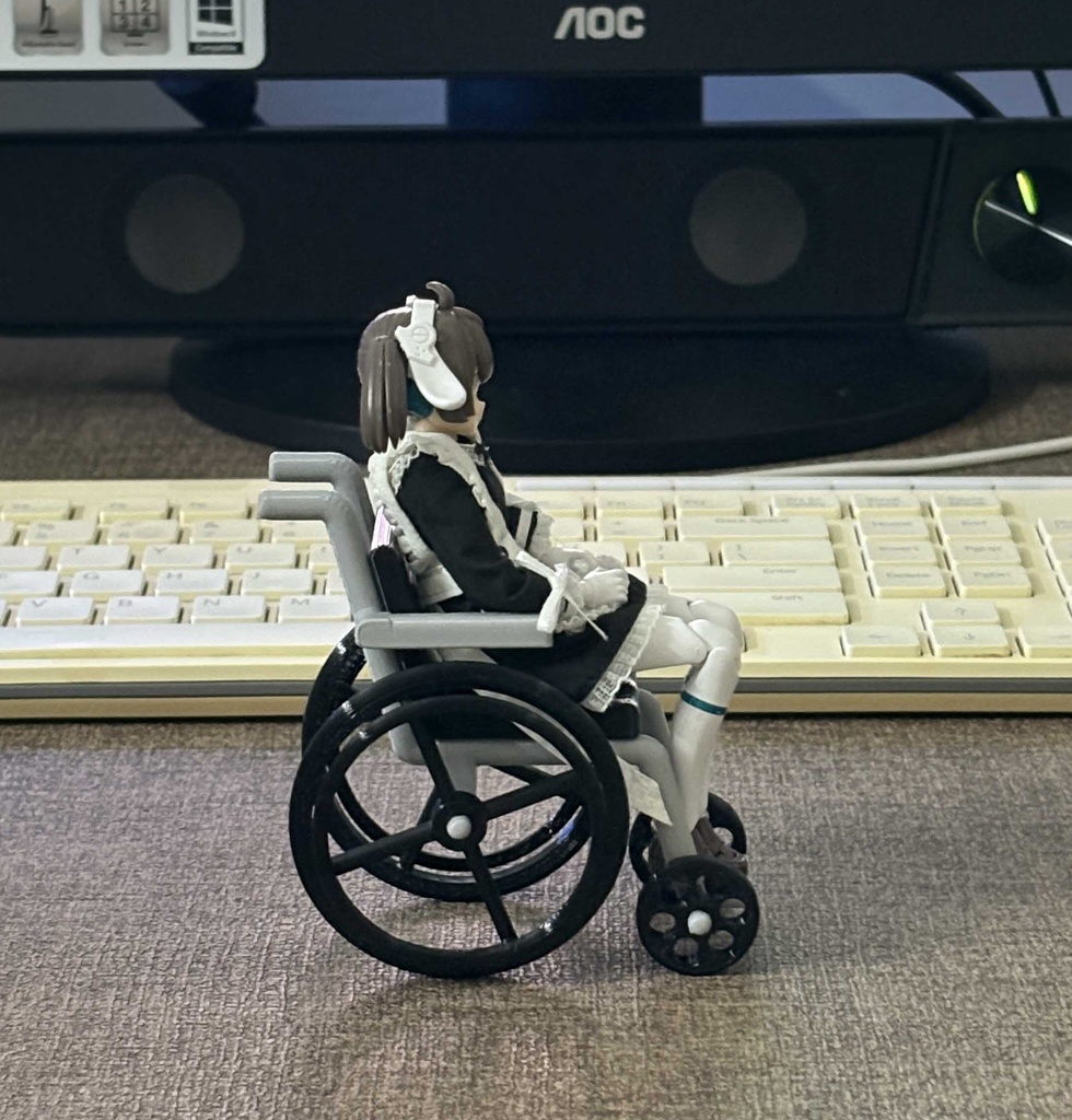 1/12　ミニチュア車椅子　メガミデバイス　figma　アクセサリー　情景小物